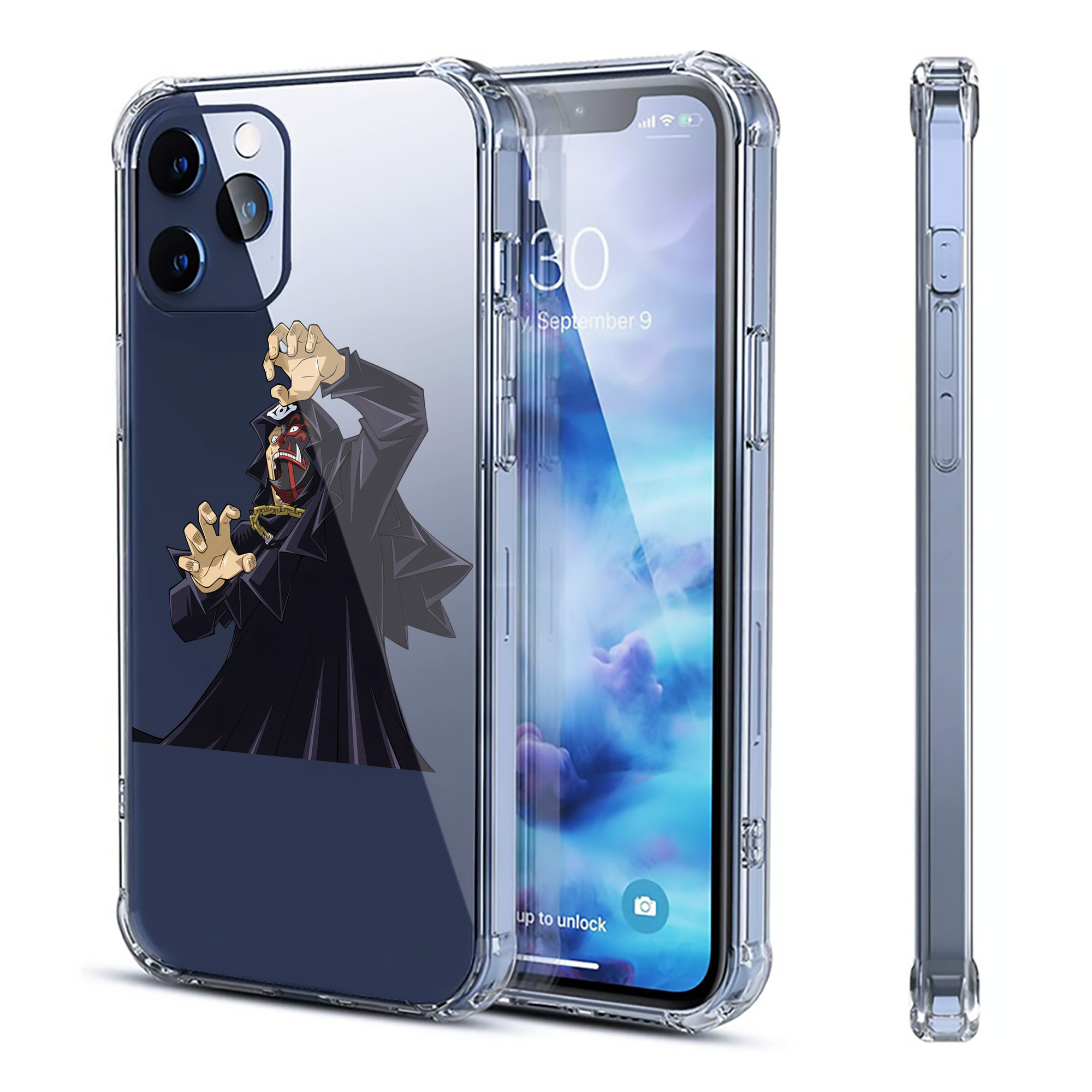 （画像用） 遊☆戯☆王 Yu-Gi-Oh! 【iPhone 12シリーズ対応】透明スマホケース（クリアソフトケース）